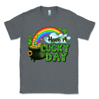 Charcoal Heather Have a lucky day Classic Tee - CowGirlArtShop