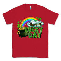 Red Have a lucky day Classic Tee - CowGirlArtShop