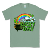 Sage Have a lucky day Classic Tee - CowGirlArtShop