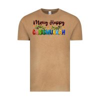 Vintage Camel merry happy chrismukkah with olive branch Vintage Tee - FaDigitalArtStudio