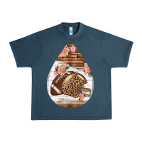 Midnight Navy american football and western roses teardrop Urban Heavy Tee - BundleAndBundleShop