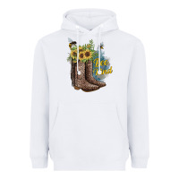 White Bee Kind Heavyweight Hoodie - JahusDesignShop