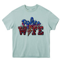 Arona police wife with lightning bolt Heavy Core Tee - CowGirlArtShop