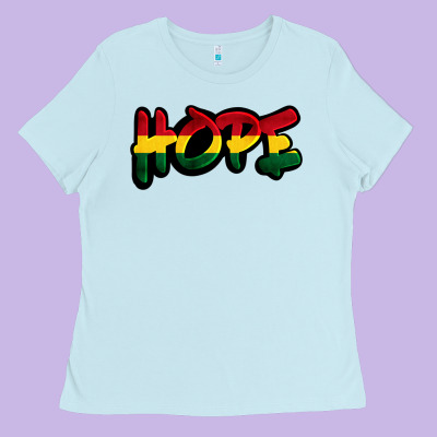Juneteenth Hope Ladies Tee Designed By Fadigitalartstudio