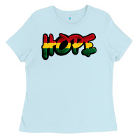 Baby Blue Juneteenth hope Ladies Tee - FaDigitalArtStudio