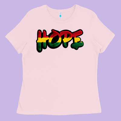 Juneteenth Hope Ladies Tee Designed By Fadigitalartstudio