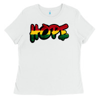 White Juneteenth hope Ladies Tee - FaDigitalArtStudio
