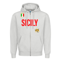 Dove Grey sicily Zipper Hoodie - baoMotion