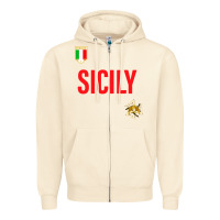 Sandshell sicily Zipper Hoodie - baoMotion