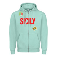 Seafoam sicily Zipper Hoodie - baoMotion