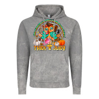 Cloud Rock The Turkey Ain’t The Only Thing Lookin Thick & J Vintage Hoodie - CowhideDigitalArt