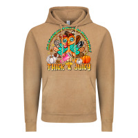 Vintage Camel The Turkey Ain’t The Only Thing Lookin Thick & J Vintage Hoodie - CowhideDigitalArt