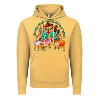 Vintage Mustard The Turkey Ain’t The Only Thing Lookin Thick & J Vintage Hoodie - CowhideDigitalArt