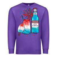 Purple th of july drinks, american ice Premium Sweatshirt - JahusDesignShop
