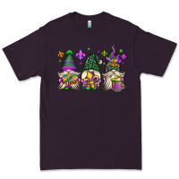 Plum mardi gras gnomes Premium Tee - OliviaCreatesArt