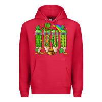 Cardinal st. patrick's day teacher pencils Premium Hoodie - Artiststas