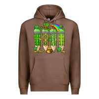 Chestnut st. patrick's day teacher pencils Premium Hoodie - Artiststas