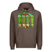 Coffee st. patrick's day teacher pencils Premium Hoodie - Artiststas