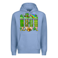 Colony Blue st. patrick's day teacher pencils Premium Hoodie - Artiststas