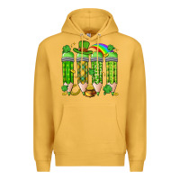 Mustard st. patrick's day teacher pencils Premium Hoodie - Artiststas