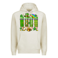 Oatmeal Heather st. patrick's day teacher pencils Premium Hoodie - Artiststas