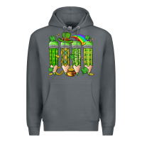 Rock st. patrick's day teacher pencils Premium Hoodie - Artiststas