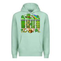 Seafoam st. patrick's day teacher pencils Premium Hoodie - Artiststas