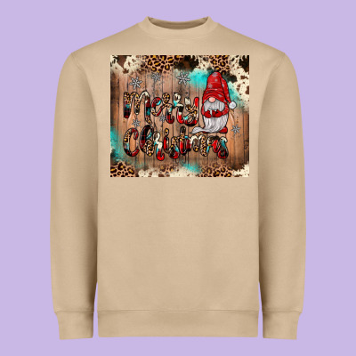 Merry Christmas Gnome Heavyweight Sweatshirt Designed By Jahusdesignshop