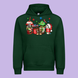 Army Christmas Coffee Urban Hoodie Designed By Jasminsmagicworld