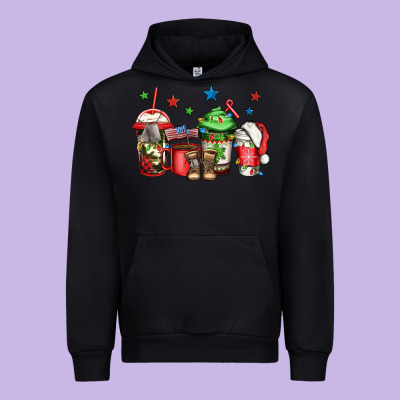 Army Christmas Coffee Urban Hoodie Designed By Jasminsmagicworld