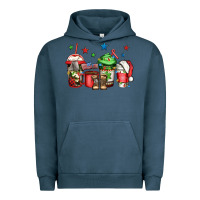 Pigment Midnight Navy army Christmas coffee Urban Hoodie - Jasminsmagicworld