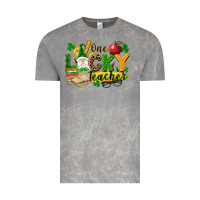 Cloud Rock one lucky teacher Vintage Tee - FaDigitalArtStudio