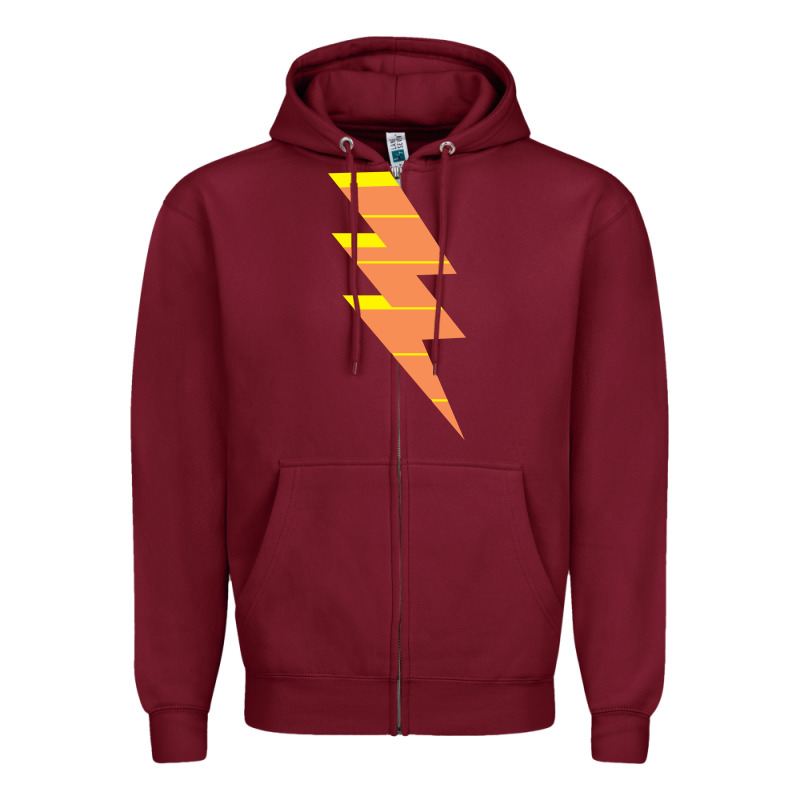 Lightning Bolt Zipper Hoodie by baoMotion | Teevron