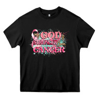 Black my god is stronger than cancer Heavy Core Tee - CowGirlArtShop
