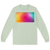 Matcha multicolor abstract lines Long Sleeve Tee - chombo