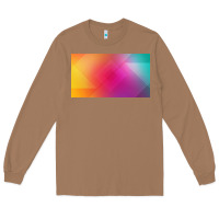 Toasted Coconut multicolor abstract lines Long Sleeve Tee - chombo