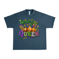 Midnight Navy mardi gras queen Urban Heavy Tee - FaDigitalArtStudio