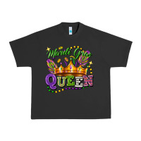 Pigment Black mardi gras queen Urban Heavy Tee - FaDigitalArtStudio