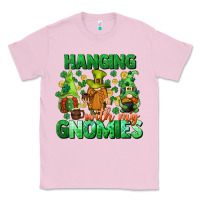 Bubblegum Pink St. Patrick's Day gnomes Classic Tee - CowGirlArtShop