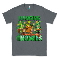 Charcoal Heather St. Patrick's Day gnomes Classic Tee - CowGirlArtShop