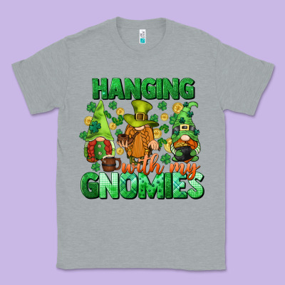 St. Patrick's Day Gnomes Classic Tee Designed By Cowgirlartshop