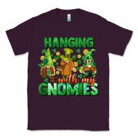 Plum St. Patrick's Day gnomes Classic Tee - CowGirlArtShop