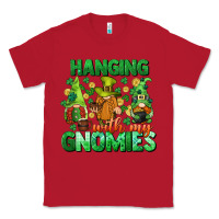 Red St. Patrick's Day gnomes Classic Tee - CowGirlArtShop