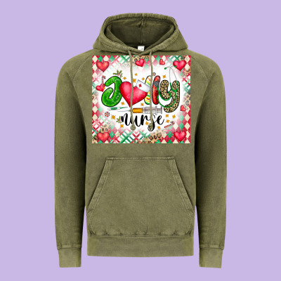 Joly Nurse Vintage Hoodie Designed By Cowhidedigitalart