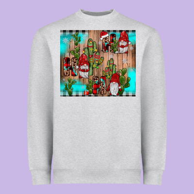 Ho Ho Ho Gnome Heavyweight Sweatshirt Designed By Jahusdesignshop