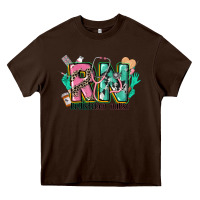 Chocolate Brown registered nurse Heavy Core Tee - CowGirlArtShop