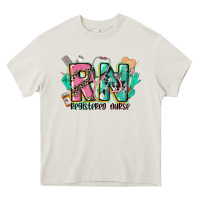 Cream registered nurse Heavy Core Tee - CowGirlArtShop