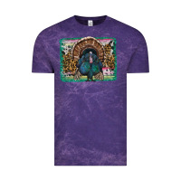 Cloud Purple thanksgiving turkey with background Vintage Tee - RanaPortraitStore