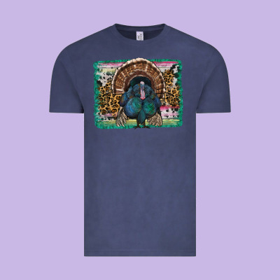 Thanksgiving Turkey With Background Vintage Tee Designed By Ranaportraitstore