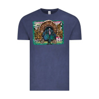 Vintage Denim thanksgiving turkey with background Vintage Tee - RanaPortraitStore